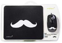 ماوس اپتیکال همراه با ماوس پد اکرون مدل OM299 Movember